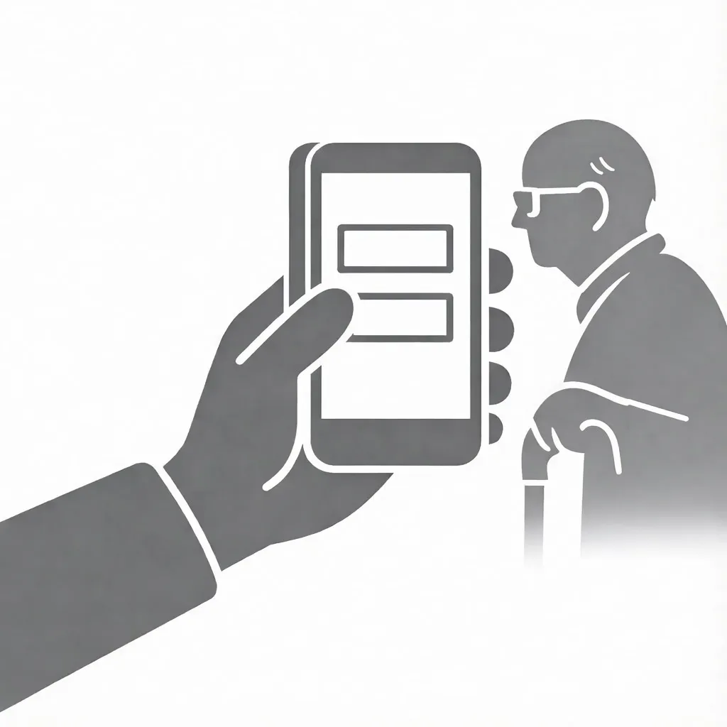 Kund:in hat kein Smartphone zum Scannen?